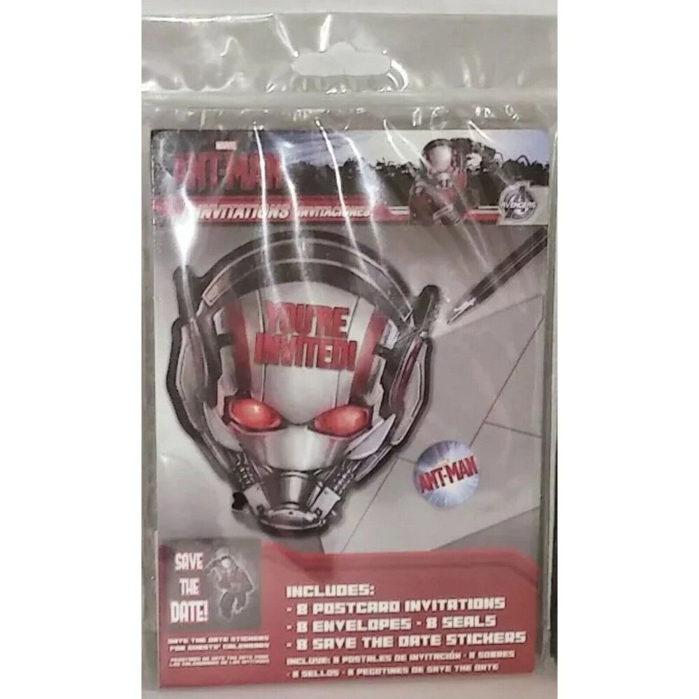 Marvel Ant-Man Birthday Party Invitations